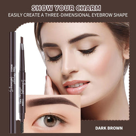 Berinist dual-ended spoolie detail to blend color and groom brows