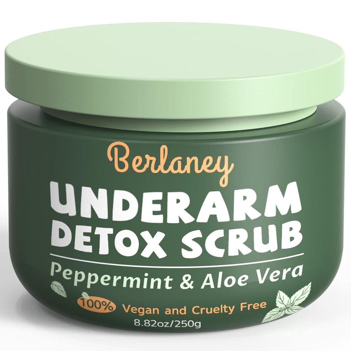 Berlaney front jar showing label and natural benefits