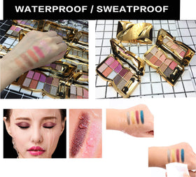 Bernecy palette held in hand to show compact size and travel-friendly benefit