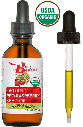 Berry Beautiful amber oil texture close-up highlighting lightweight absorption