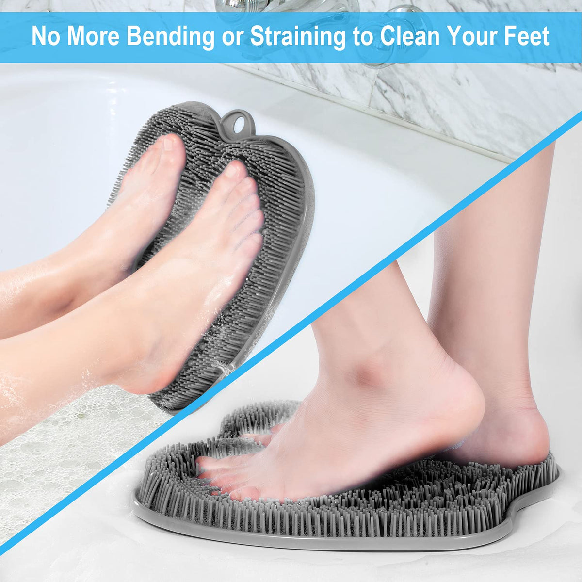 BESKAR close-up of flexible bristles providing effective exfoliation