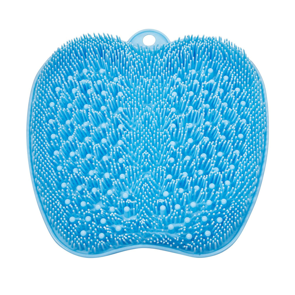 BESKAR front view of mat showing bristles and massage zones for easy cleaning