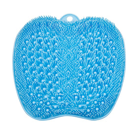 BESKAR front view of mat showing bristles and massage zones for easy cleaning