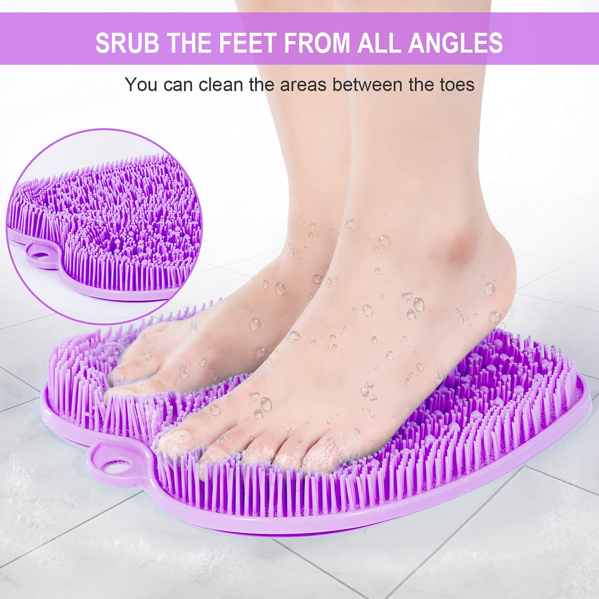 BESKAR underside with suction cups showing secure non-slip hold benefit