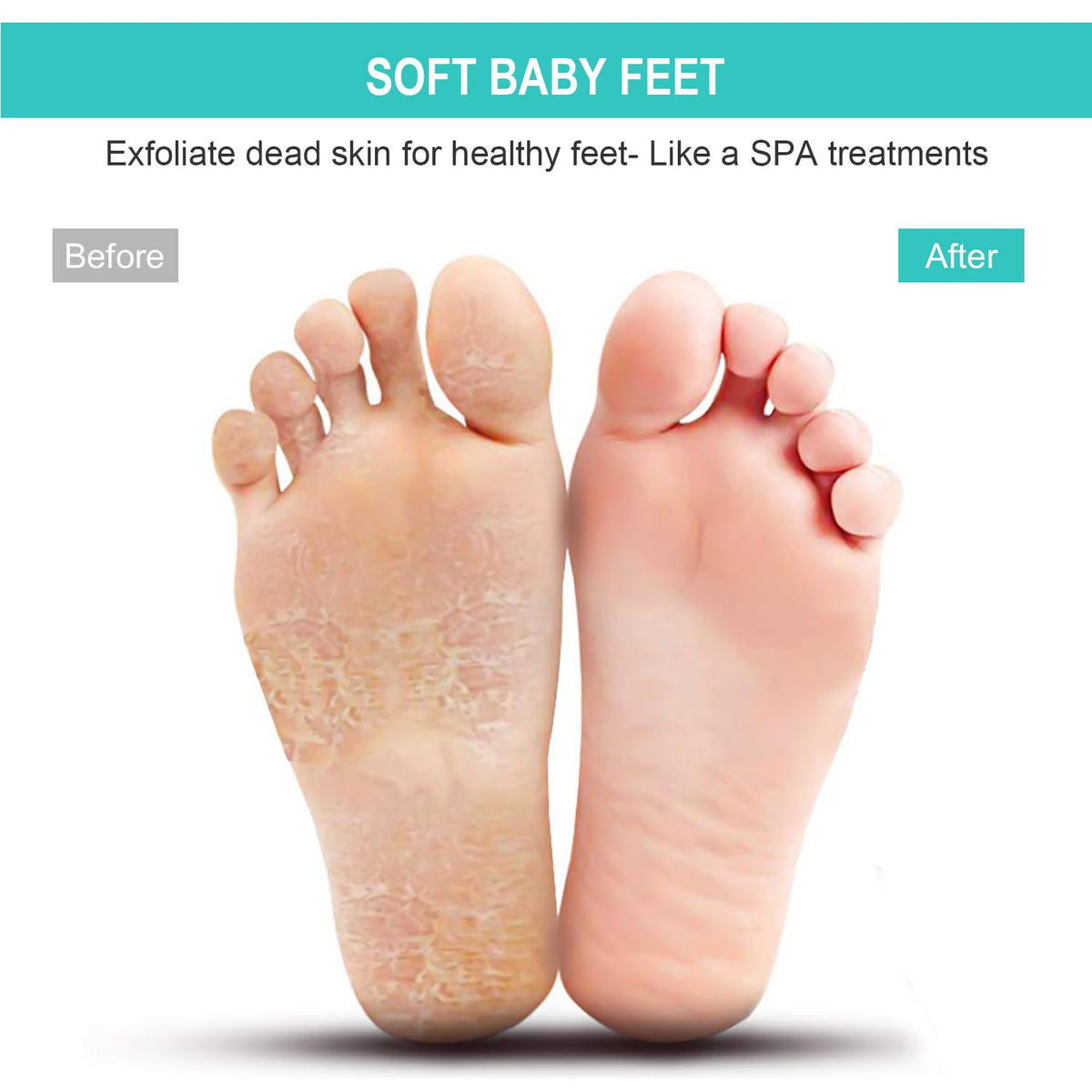 BESKAR mat in shower with foot using it for hands-free scrubbing and massage
