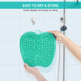 BESKAR mat styled in bathroom to show practical foot care in daily routine
