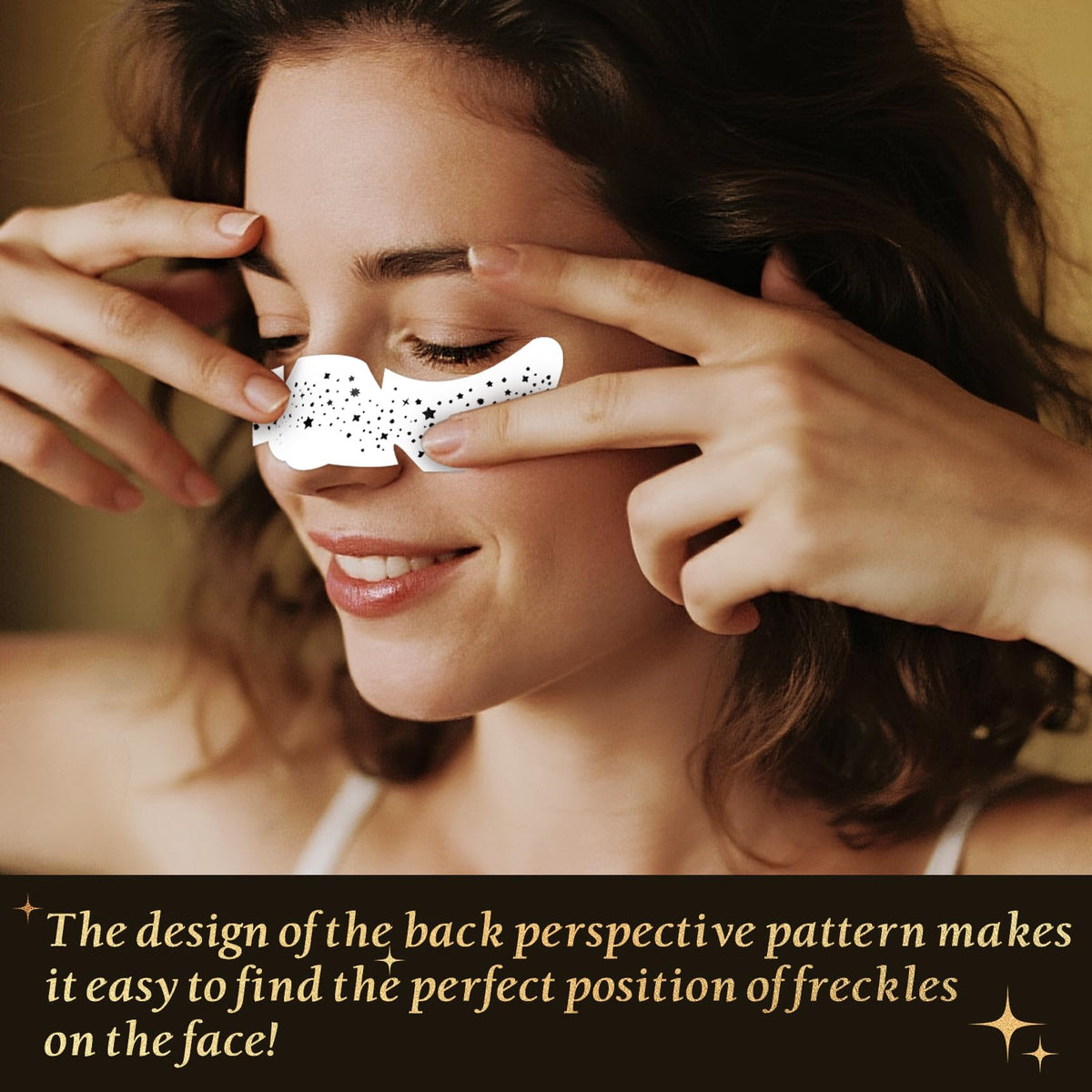 BESNEL application demo on cheek demonstrating quick adhesive placement