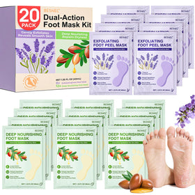 BESNEL front packaging showing complete 20-pack for effortless foot care