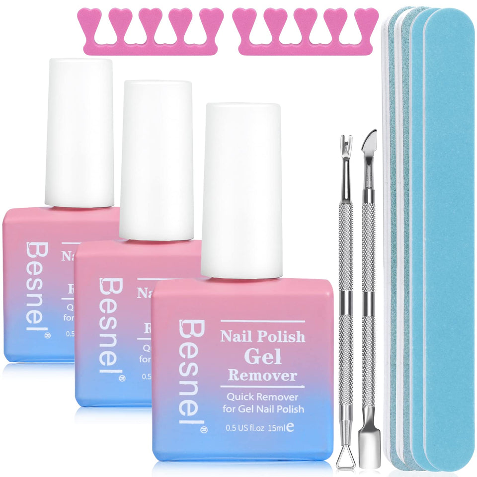 BESNEL front packaging showing kit contents and compact bottles for easy storage