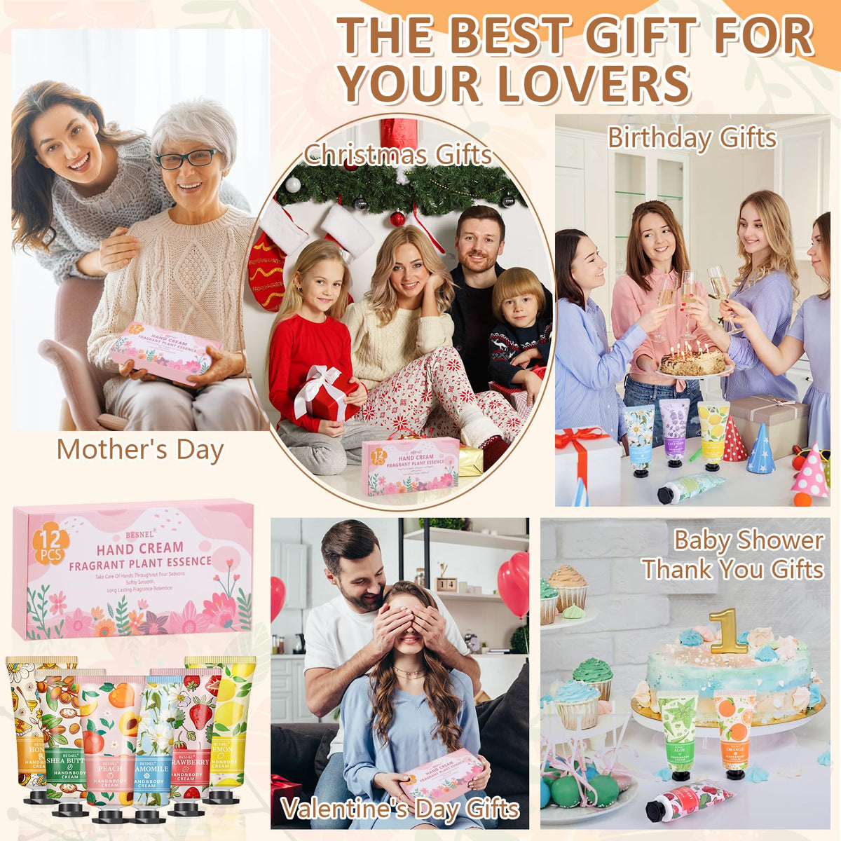 BESNEL gift box display with ribbons showing perfect event and gifting benefit