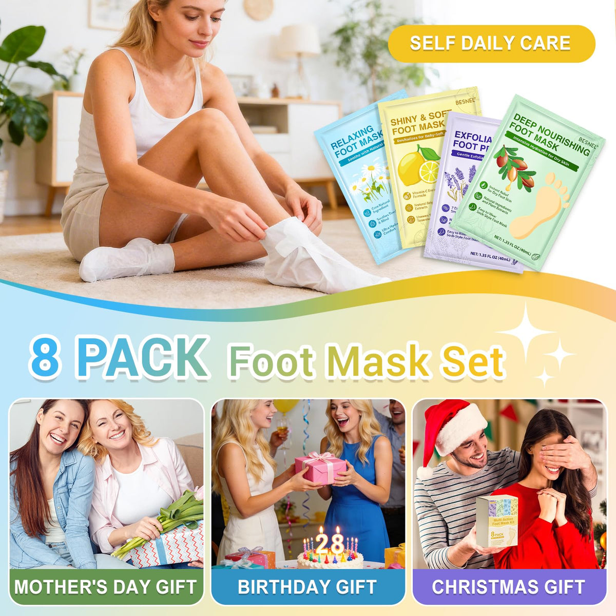 BESNEL gift-ready box display ideal as teacher or spa gift