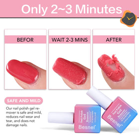 BESNEL triangle head nail pusher detail allowing controlled removal and finishing