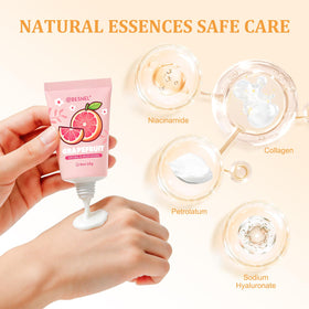 BESNEL close-up of cream texture on fingertip demonstrating quick absorption benefit