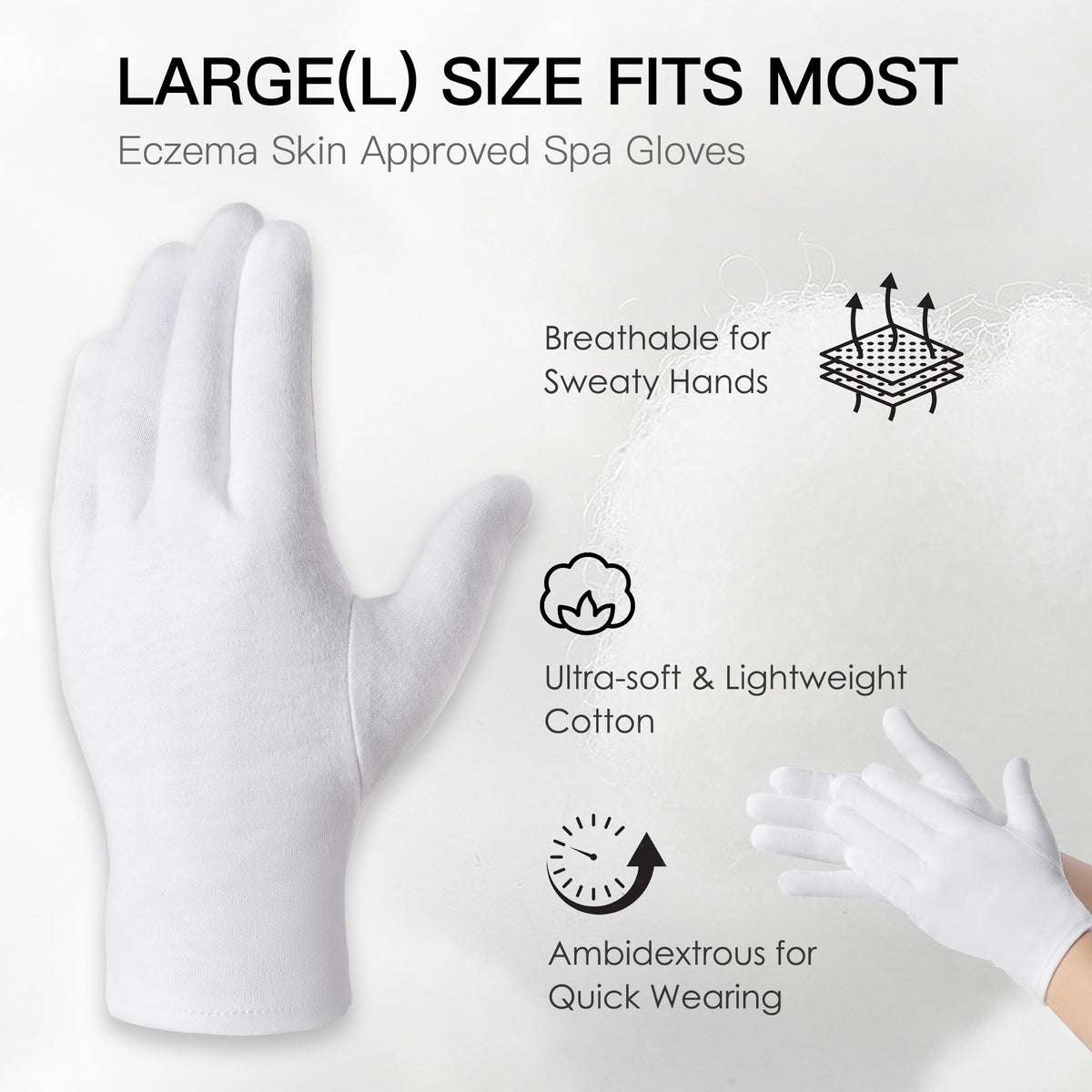 BESSLEE close-up cotton texture highlighting breathability and soft comfort