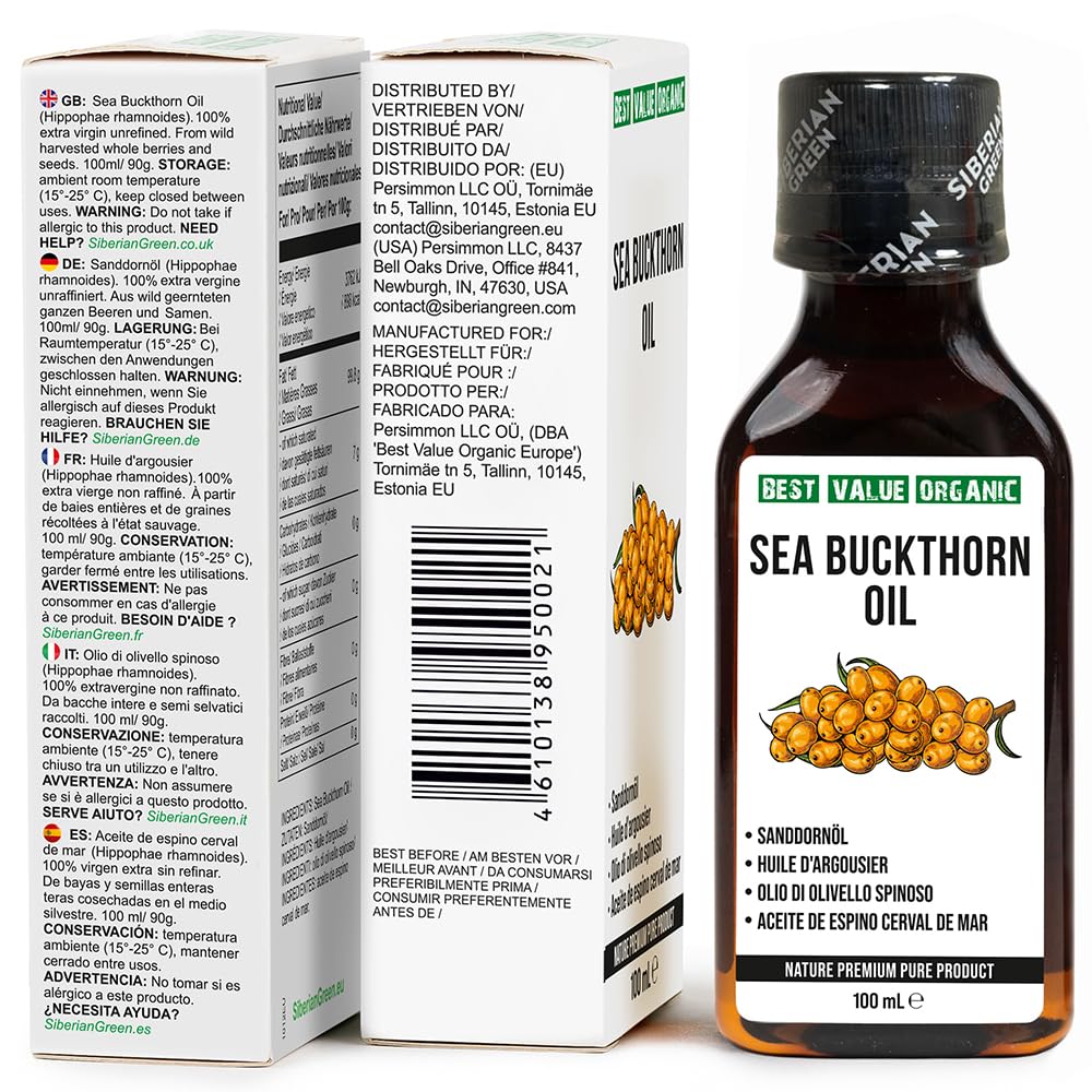 Best Value Organic bottle inside refrigerator showing storage recommendation and freshness