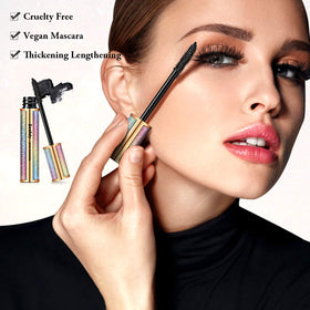 Bestidy mascara held in hand to show product size and portability benefit