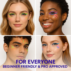 BestLand applied winged eyeliner look showing bold, long-lasting color