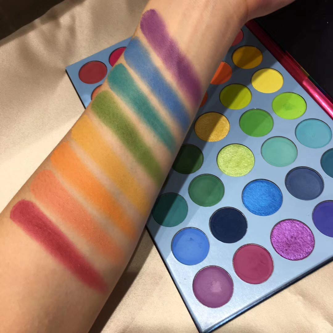 BestLand palette with brushes in flatlay showing tools and application-ready setup