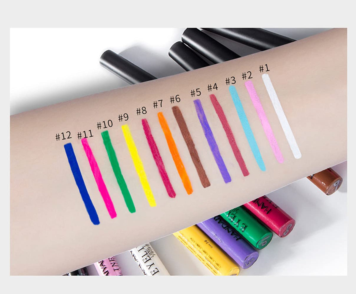 BestLand colorful swatches on paper displaying true-to-shade pigmentation