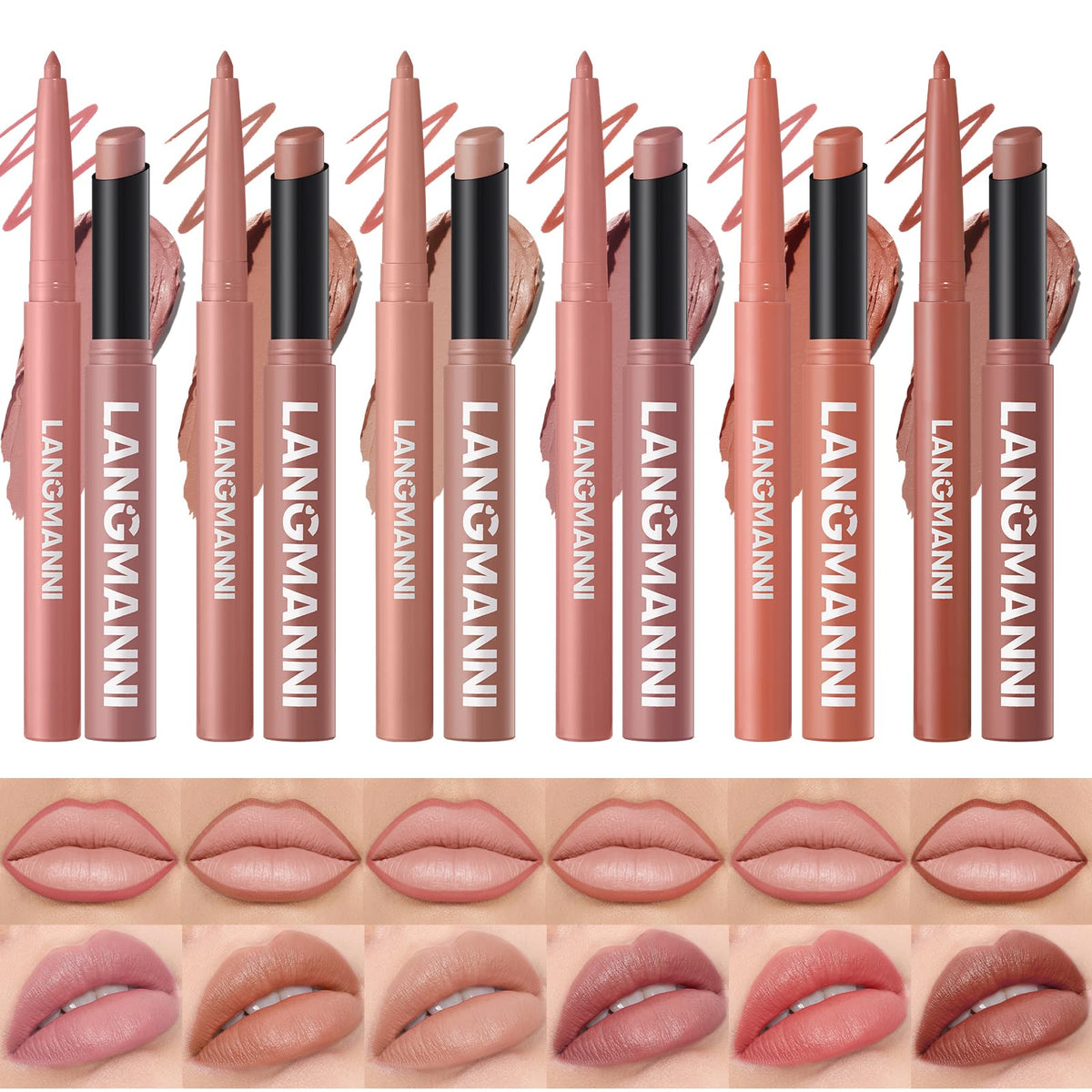 BestLand front packaging showing full nude lip kit for gift-ready presentation