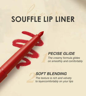 BestLand liquid lipstick applied on lips demonstrating rich matte color