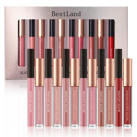 BestLand liquid lipstick applicator and creamy texture for smooth coverage