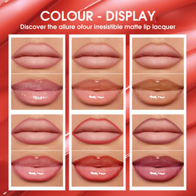 BestLand close-up of six matte lip liners demonstrating creamy tips