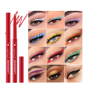 BestLand eyeliner in use creating sharp wing for easy control benefit