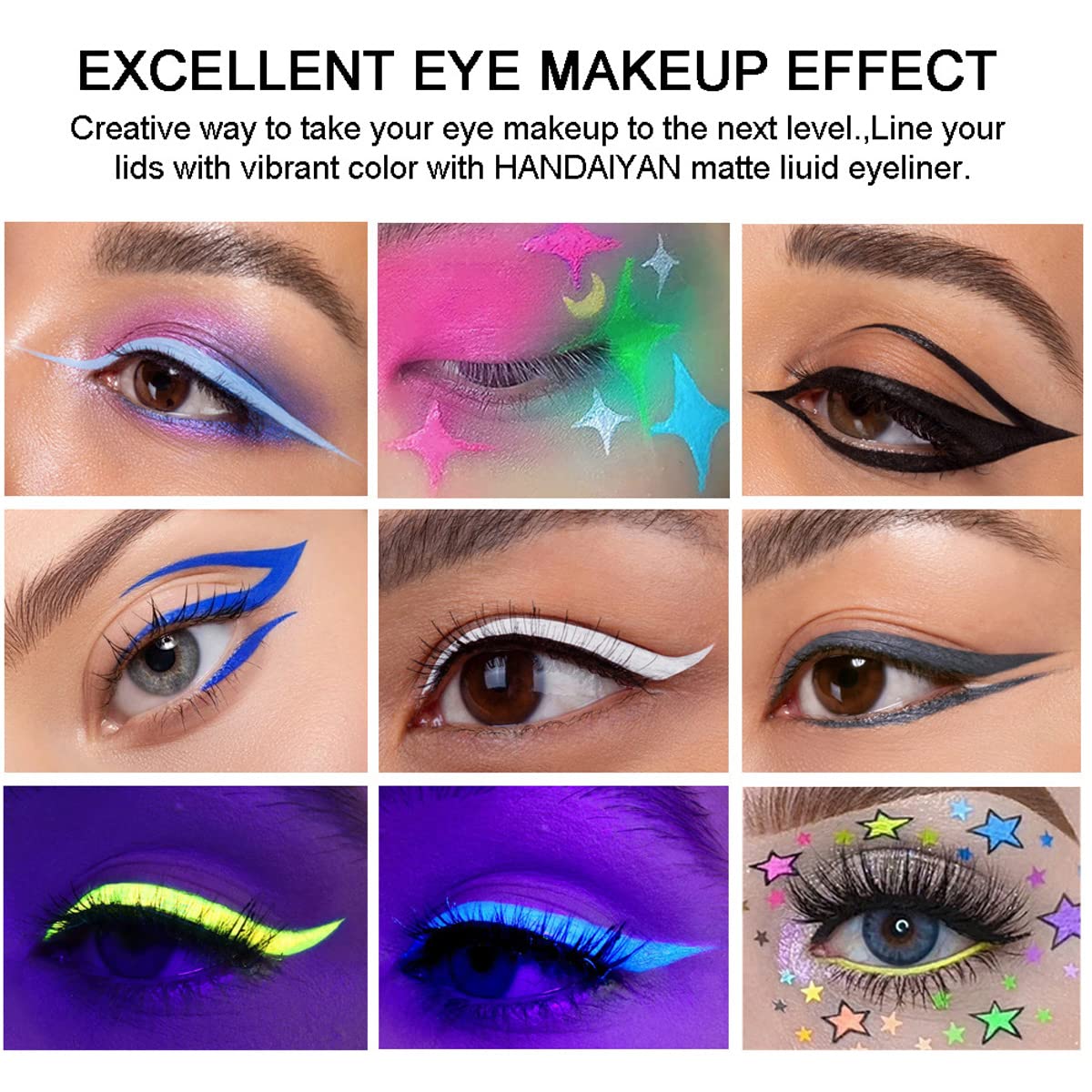 BestLand close-up of single brush tip for precise eyeliner application