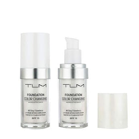 BestLand foundation in a makeup bag beside mirror, ideal for on-the-go touchups