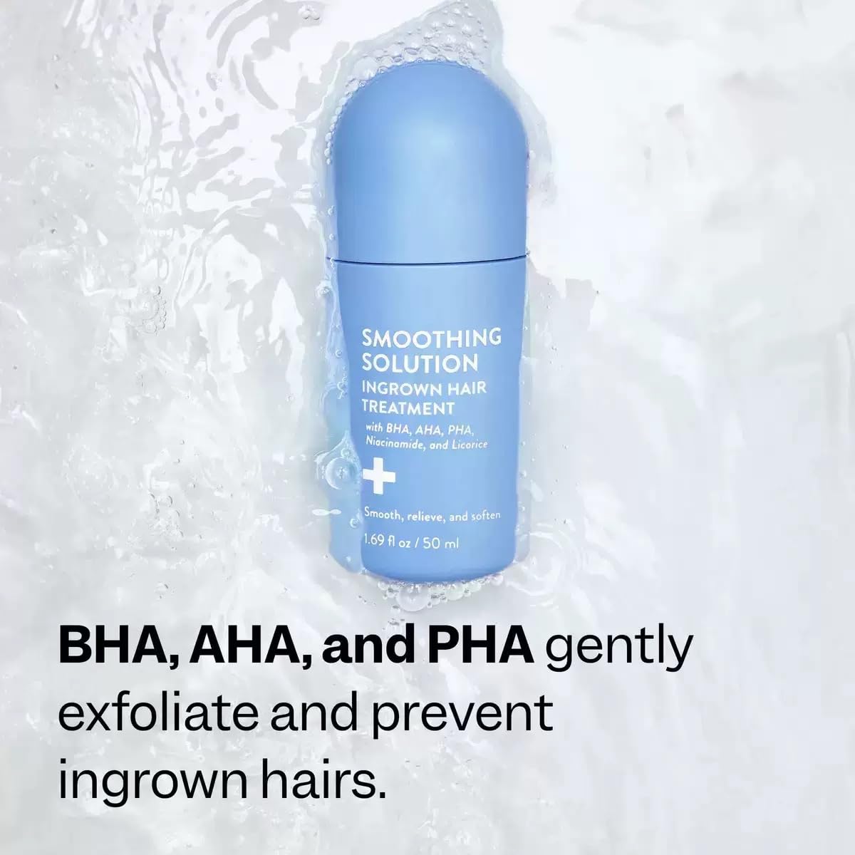 BETTENKO serum on bathroom counter as part of post-shave routine lifestyle