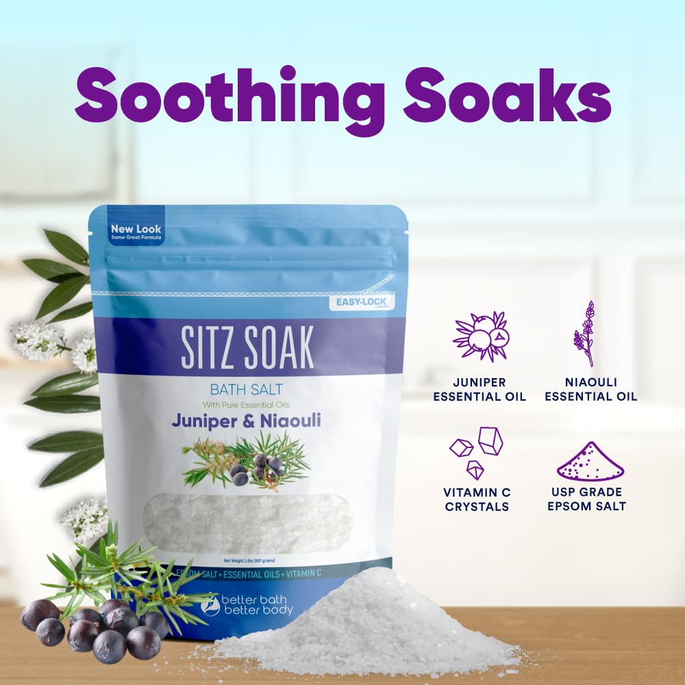 Better Bath Better Body sitz bath in use with warm water for comfort