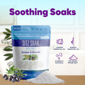 Better Bath Better Body sitz bath in use with warm water for comfort