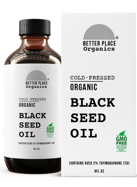 BETTER PLACE ORGANICS front bottle view showing label and 8 oz size for clear product identification