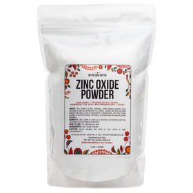 Better Shea Butter front packaging showing zinc oxide powder and brand