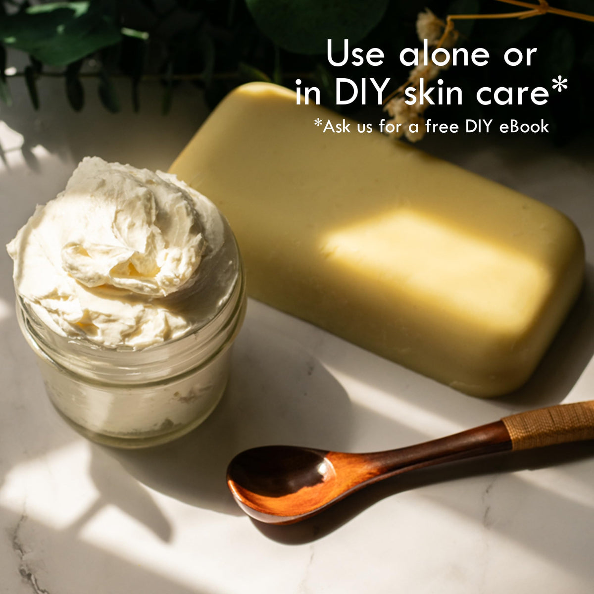 Better Shea Butter applied to hair ends reducing frizz and adding shine