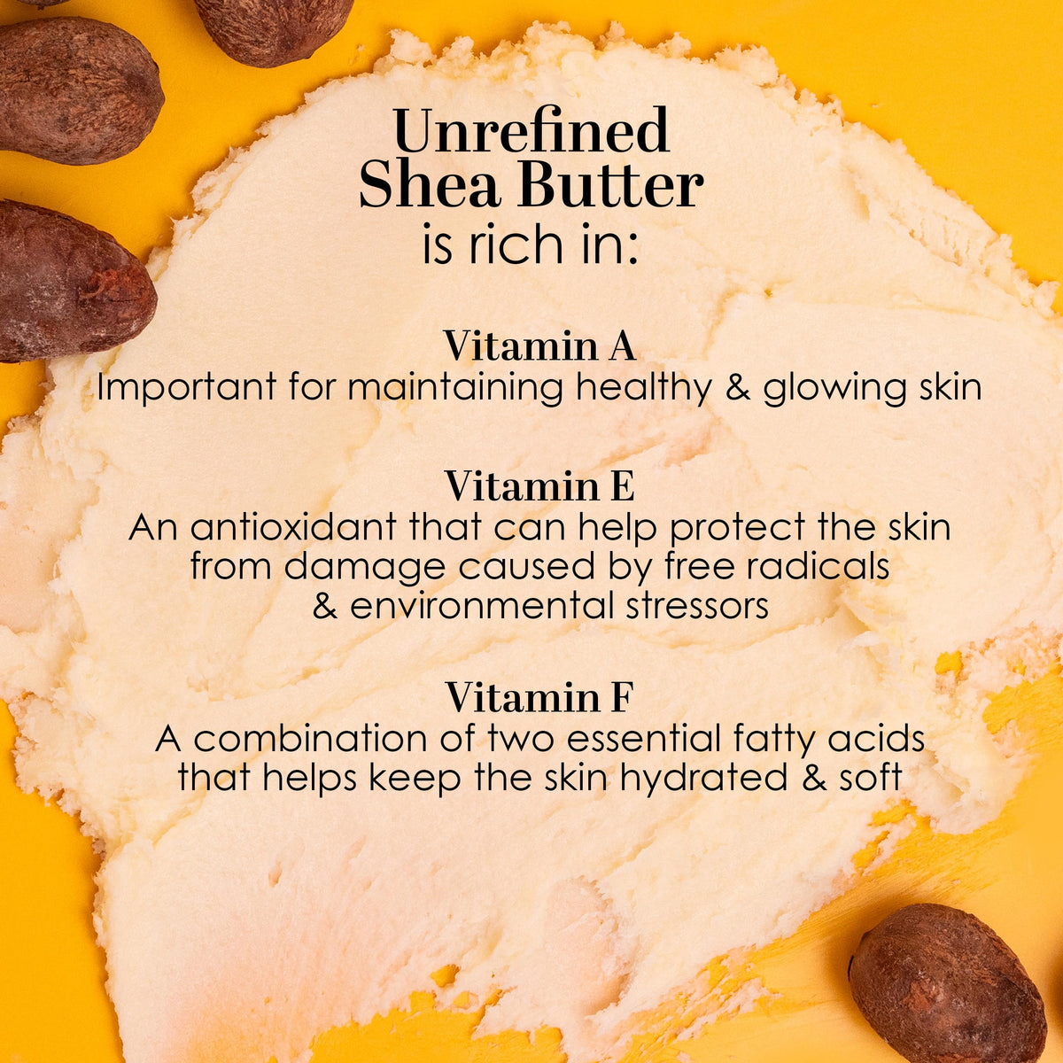 Better Shea Butter jar opened with visible unrefined butter and label clarity
