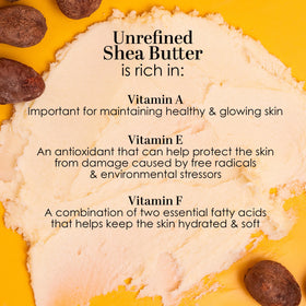 Better Shea Butter melting in hands demonstrating quick absorption and conditioning