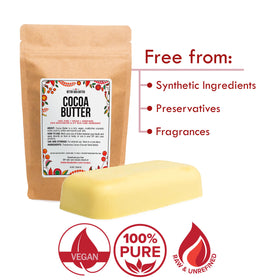 Better Shea Butter 8 oz block next to common items for scale