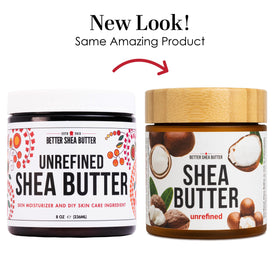 Better Shea Butter rubbed into hands to moisturize dry skin quickly