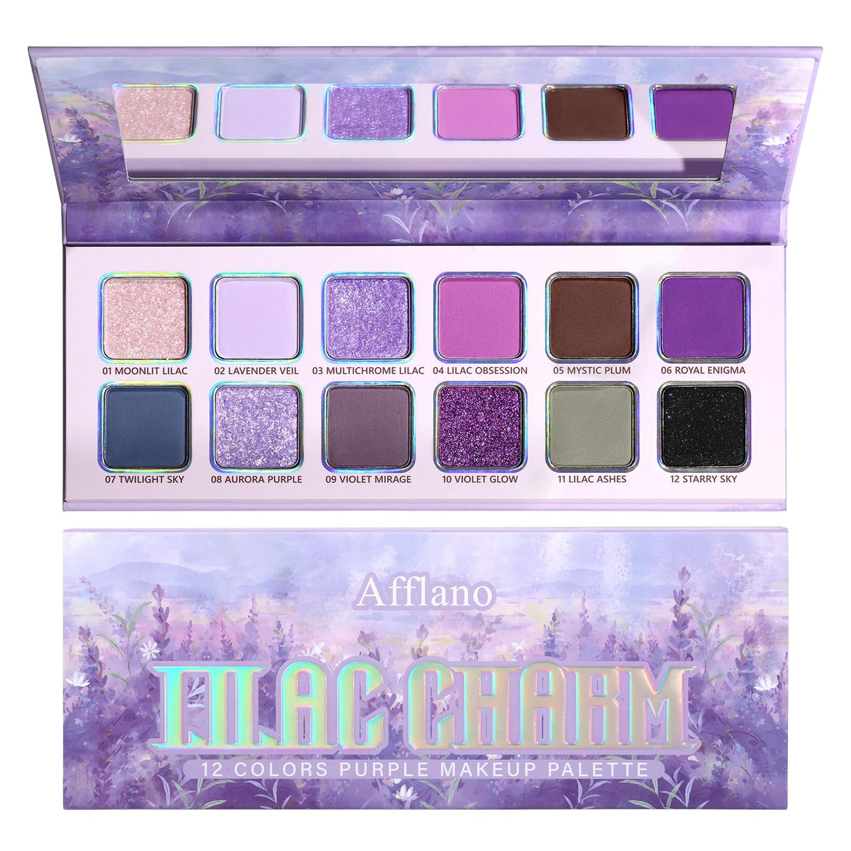 BEUSELF front packaging showing purple palette and compact design benefit portability