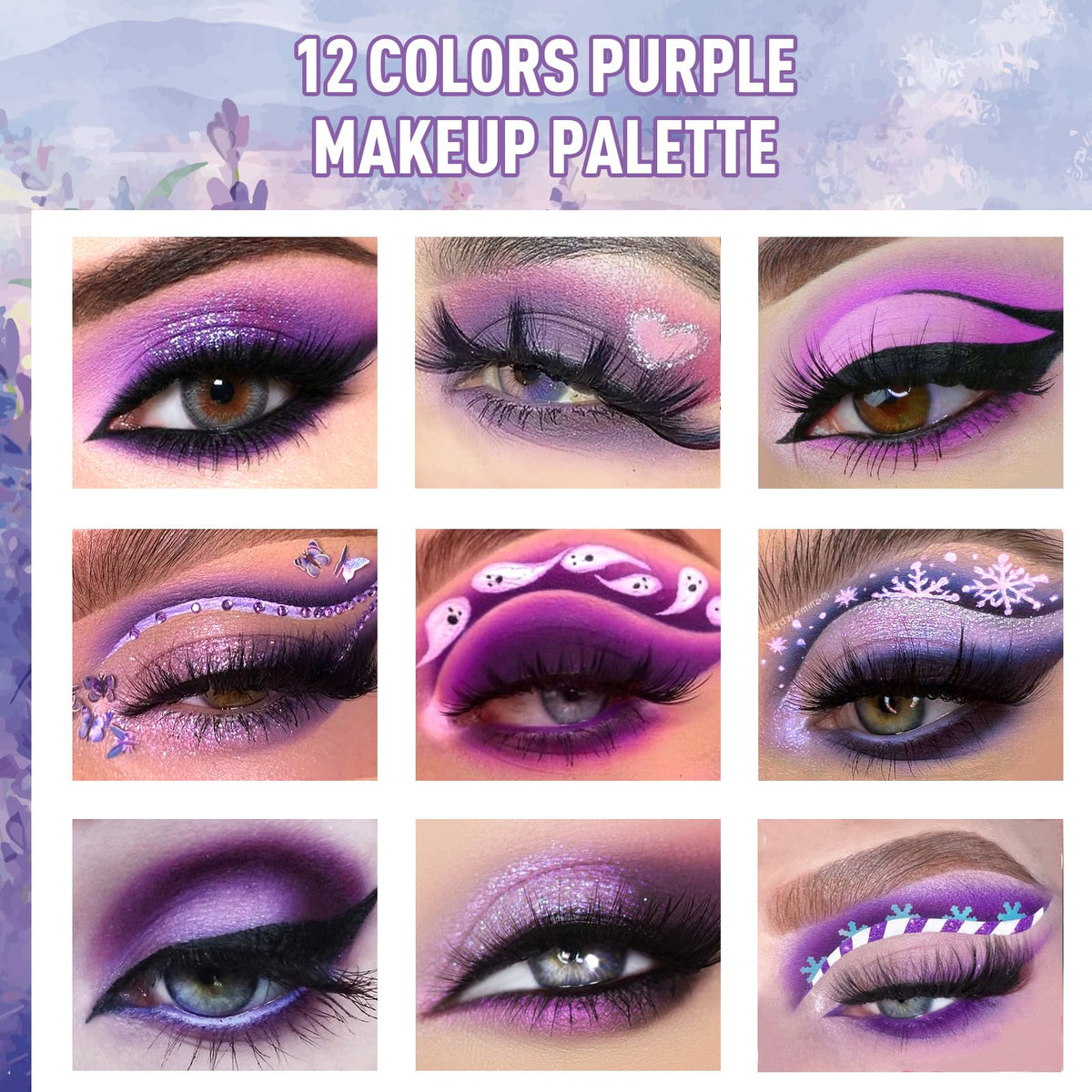 BEUSELF matte lavender swatch close-up showing smooth blendable texture