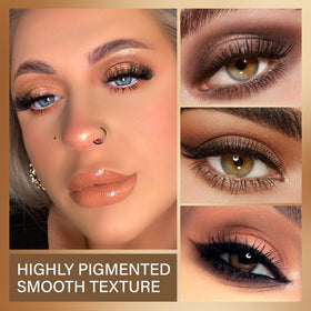BEUSELF pan close-up displaying velvety texture and high-pigment matte payoff