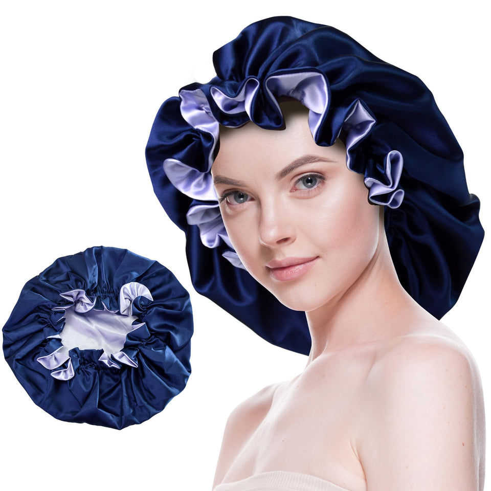 Beutyme bonnet front packaging navy showing elegant protective design