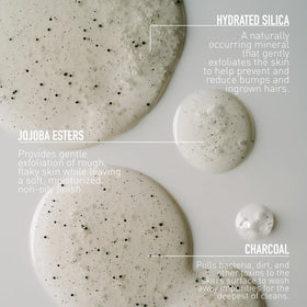 Bevel body wash in shower use demonstrating lather on skin for cleansing benefit