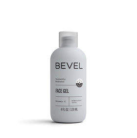 Bevel front packaging showing clear gel and balanced hydration benefit