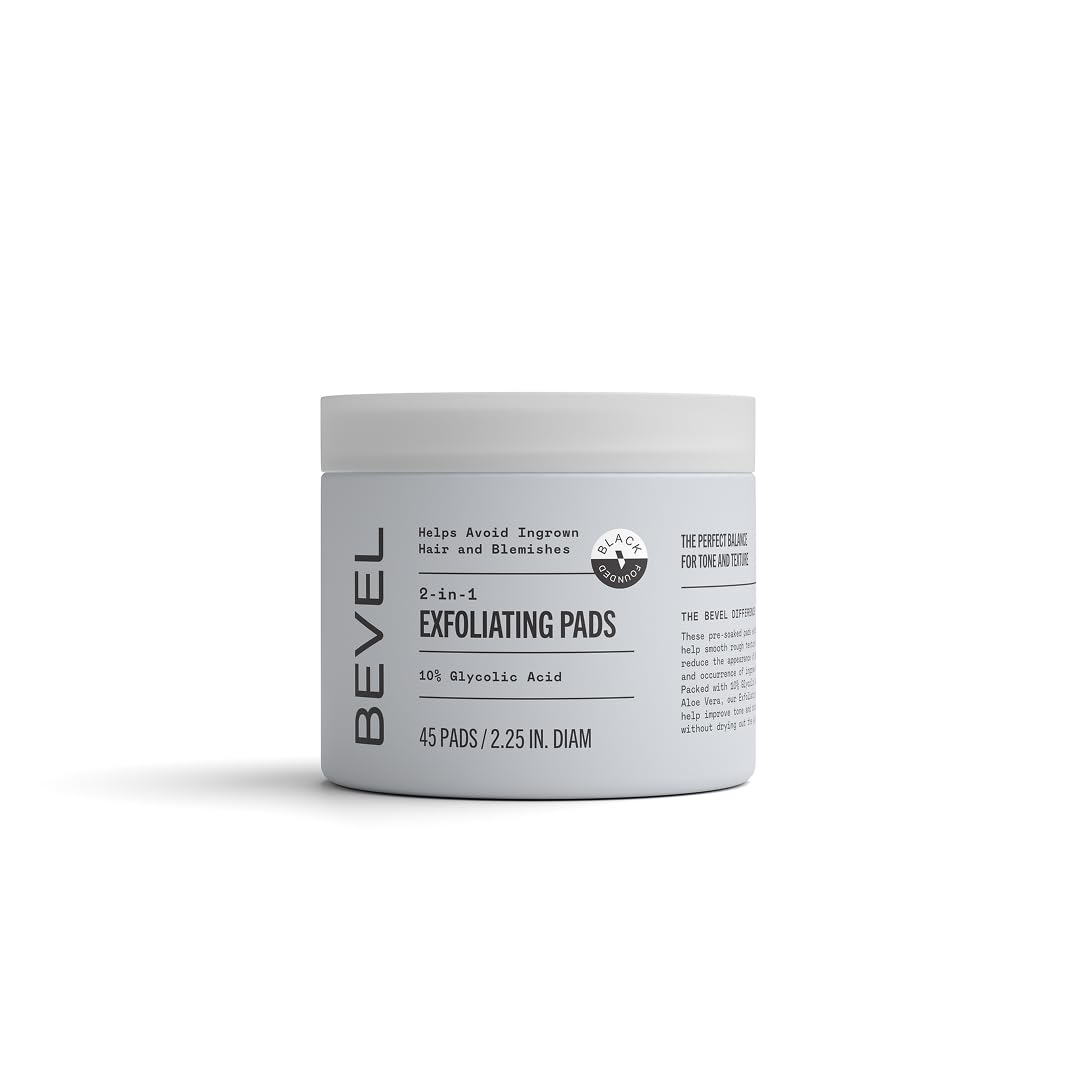 Bevel front packaging of toner pads showing brand and count for easy identification and convenience