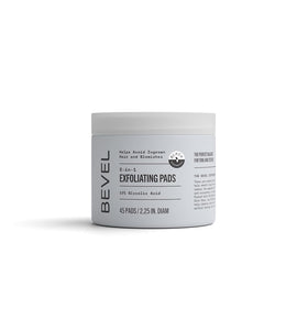 Bevel front packaging of toner pads showing brand and count for easy identification and convenience