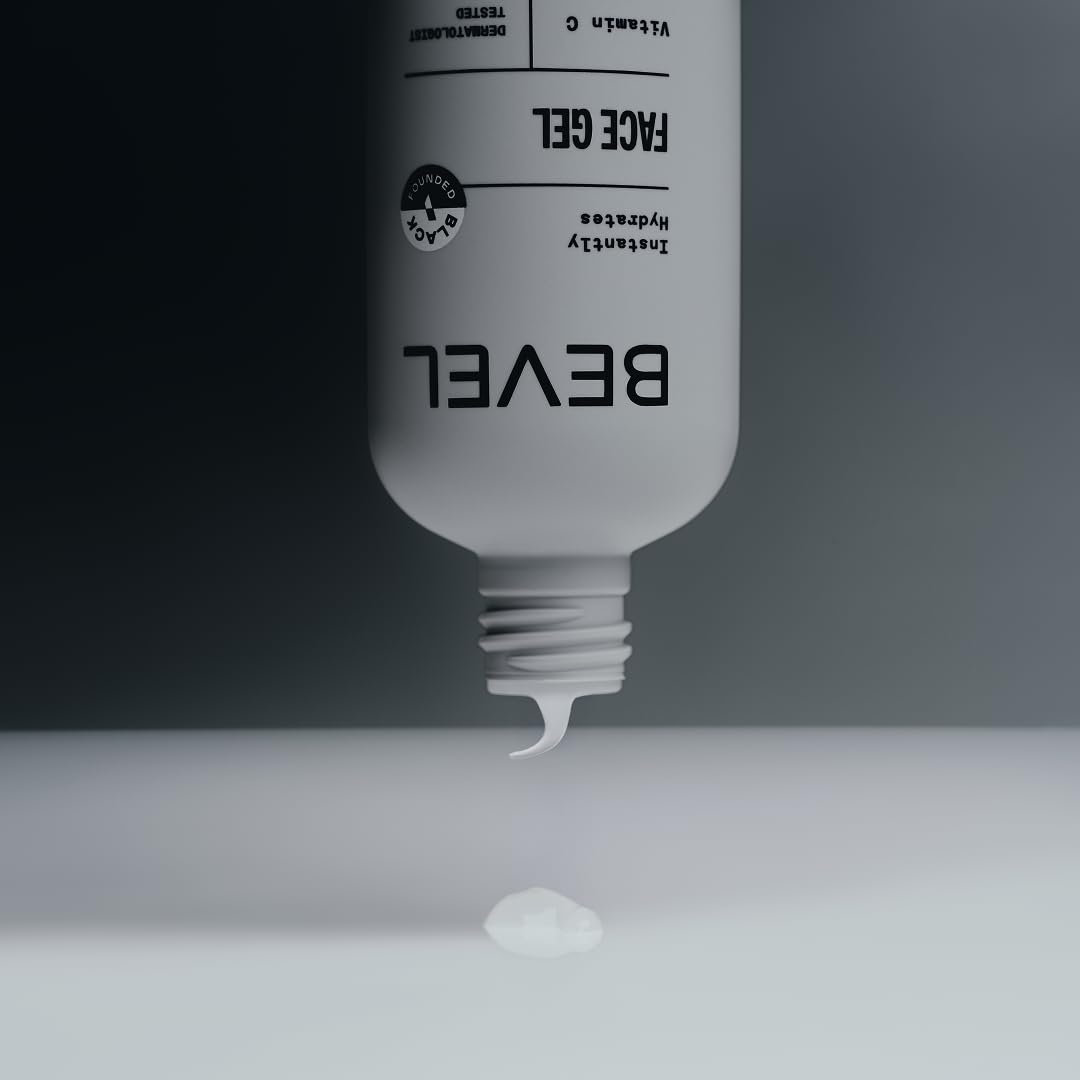 Bevel pump dispensing gel texture for quick absorption benefit