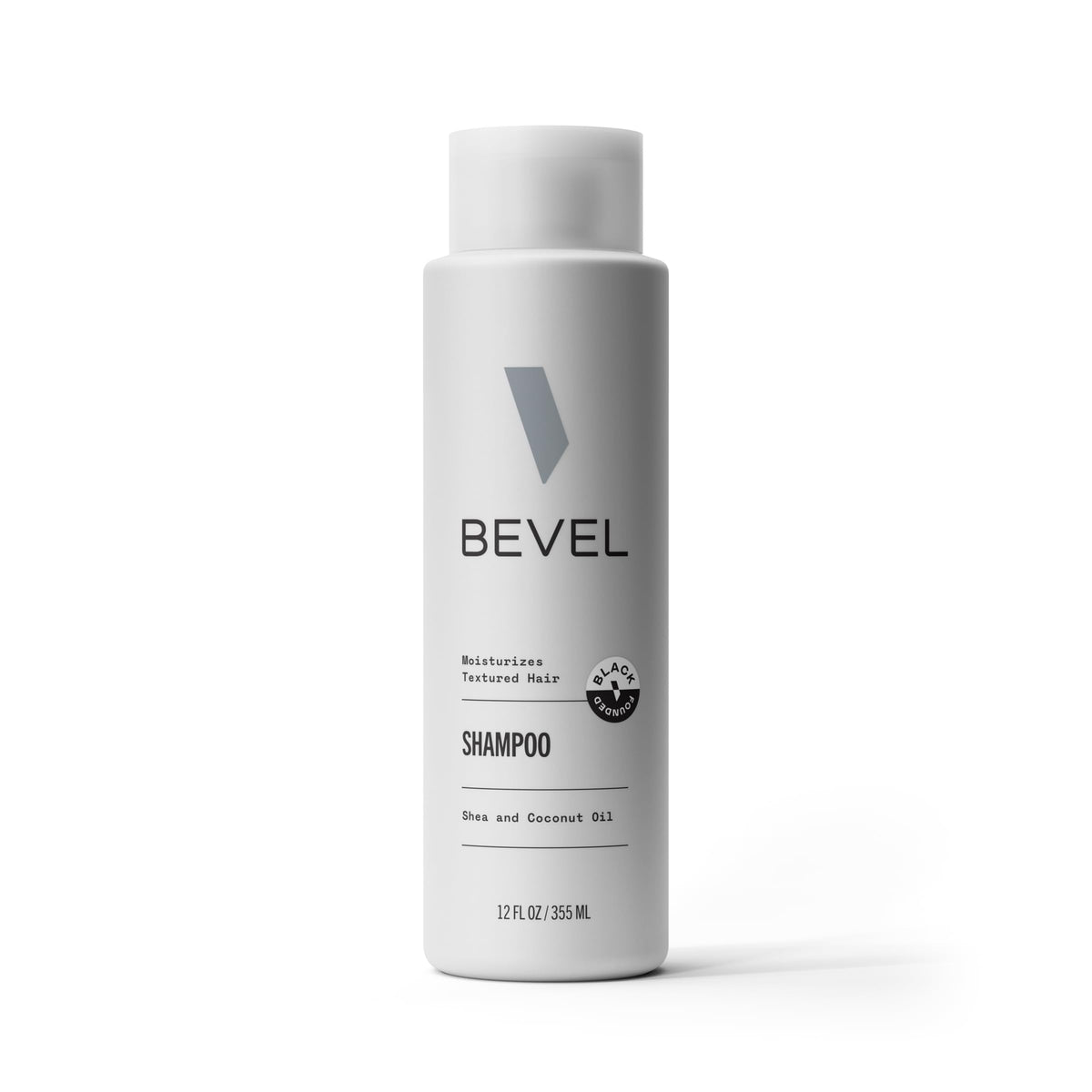 Bevel front bottle shot showing clean design and product benefit